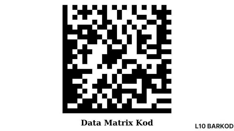 Data Matrix kodun görünümü