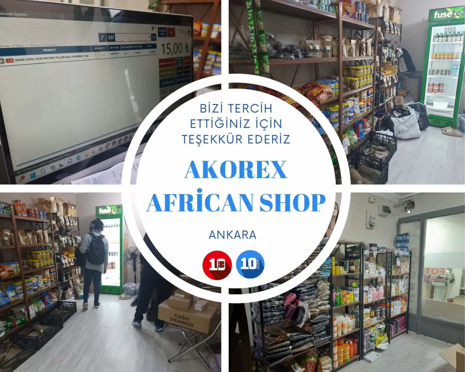 Bakkal Barkod Sistemi Referans Akorex African Shop